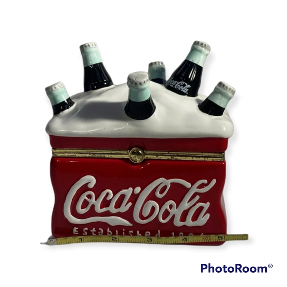 Vintage Collectibles Coca Cola Jewerly Ceramic Box - Picture 9 of 10